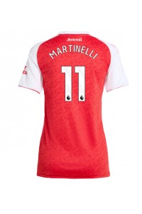 Arsenal Gabriel Martinelli #11 Jalkapallovaatteet Naisten Kotipaita 2025-26 Lyhythihainen
